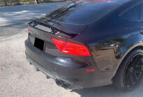 Audi A7 2010–2018 Difuzor zadního nárazníku V1 (pro S-Line, 2010-2014, plast) fotografie 5