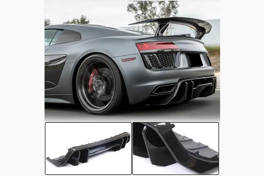 Audi R8 2015– Difuzor zadního nárazníku V1 (2015-2020, karbon) Image
