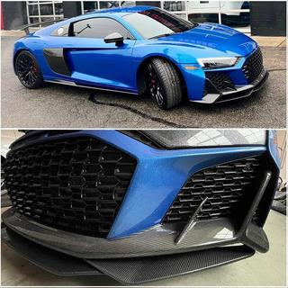 Přední lip spoiler nárazníku Lip V1 (2023+, karbon) Audi R8 2015– fotografie 3