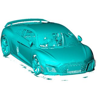 Lip spoiler předního nárazníku V1 (2023+, karbon) Audi R8 2015– fotografie 2