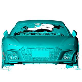 Lip spoiler předního nárazníku V1 (2023+, karbon) Audi R8 2015– fotografie 3