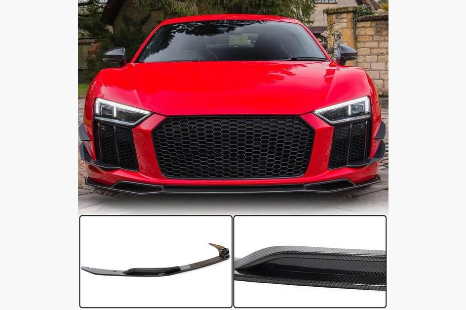 Audi R8 2015– Přední lip spoiler nárazníku Lip V3 (2015-2020, karbon) Image