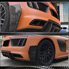Audi R8 2015– Splittery zadního nárazníku V1 (2015-2020, karbon) fotografie 4