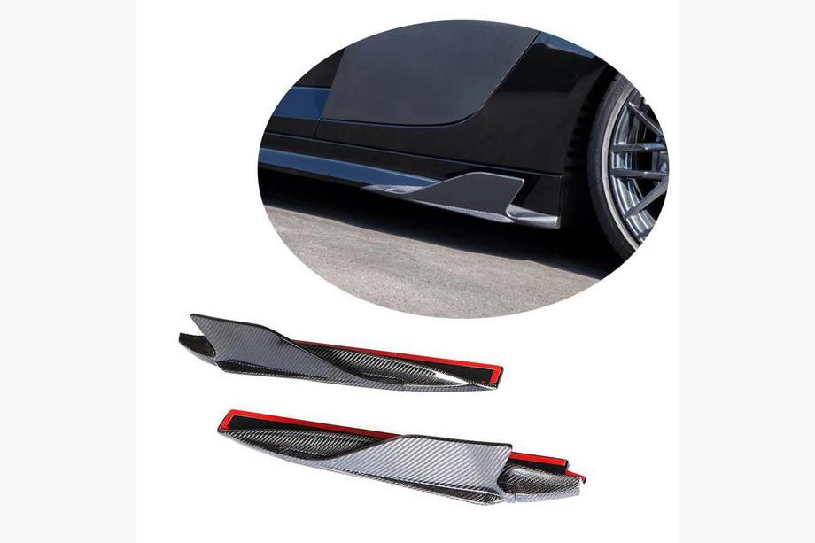 Audi R8 2015– Boční prahové splittery (karbon) V2 Image