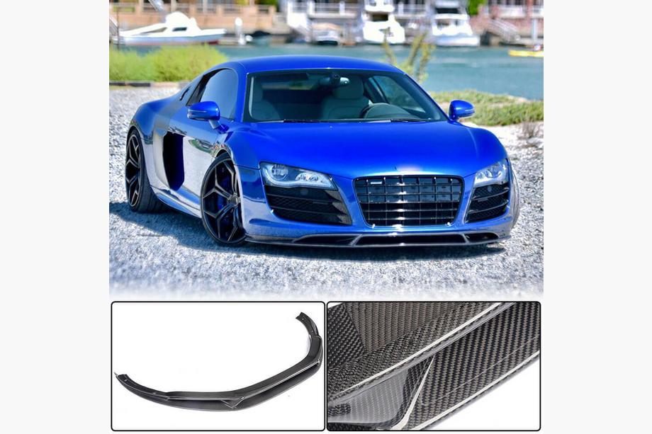 Audi R8 2006–2015 Přední nárazníkový lip spoiler (karbon) V2 Image