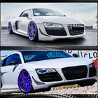 Audi R8 2006–2015 Nástavce předního nárazníku (karbon) fotografie 4