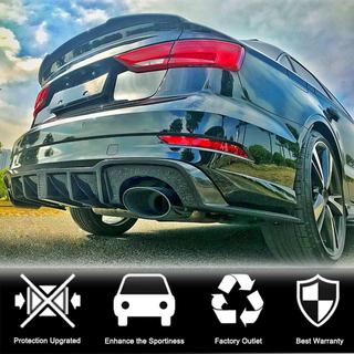 Difuzor zadního nárazníku s LED brzdovým světlem V2 (pro RS3 2017-2019, karbon) Audi A3 2012–2020 fotografie 2