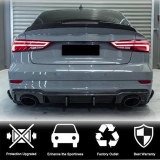 Difuzor zadního nárazníku V1 (pro RS3 Sedan 2017-2019, karbon) Audi A3 2012–2020 fotografie 3
