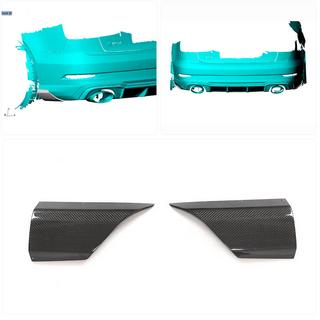 Karbonové nástavce zadního nárazníku Flap (pro RS3 Sedan 2017-2019) Audi A3 2012–2020 fotografie 2