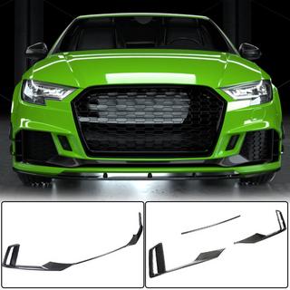 Lip spoiler předního nárazníku V1 (pro RS3 Sedan 2017-2020, karbon) Audi A3 2012–2020 fotografie 1
