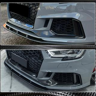 Lip spoiler předního nárazníku V1 (pro RS3 Sedan 2017-2020, karbon) Audi A3 2012–2020 fotografie 4