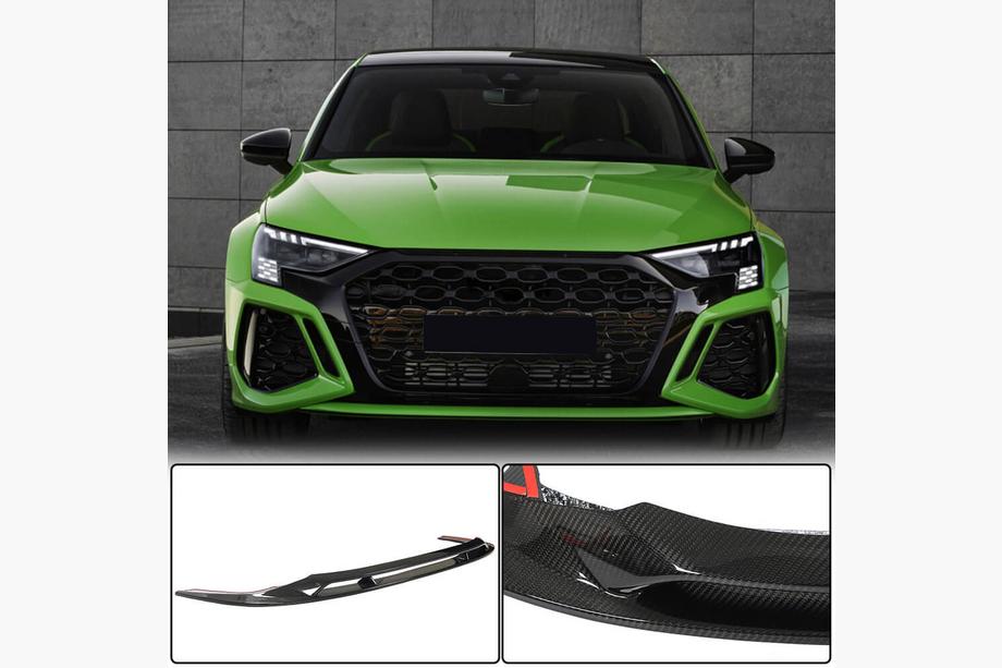 Audi A3 2020– Přední lip spoiler na nárazník (pro RS Sedan, karbon) Image