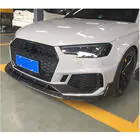 Audi A4 B9 2015–2024 Přední lip spoiler na nárazník Lip V1 (pro RS4 Avant 2019-2021, karbon) fotografie 4