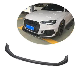 Přední lip spoiler na nárazník Lip V1 (pro RS4 Avant 2019-2021, karbon) fotografie 1