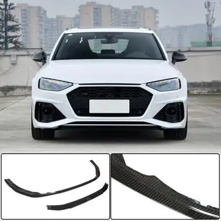 Karbonový lip spoiler předního nárazníku Lip V2 (pro RS4 Avant 2019-2021) fotografie 1
