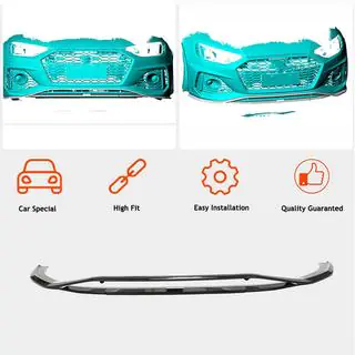 Karbonový lip spoiler předního nárazníku Lip V2 (pro RS4 Avant 2019-2021) fotografie 2
