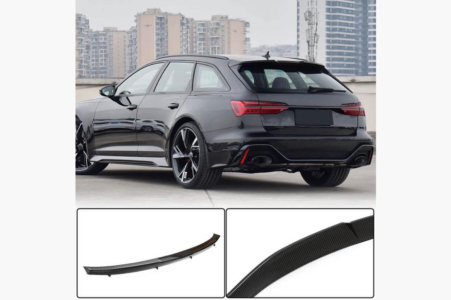 Audi A6 C8 2018–2025 Karbonový spoiler V3 (pro Avant) Image