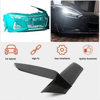 Kryty ventilačních otvorů předního nárazníku V1 (pro RS7 2018-2022, suchý karbon) fotografie 2