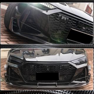 Kryty ventilačních otvorů předního nárazníku V1 (pro RS7 2018-2022, suchý karbon) fotografie 4