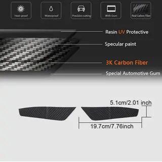 Kryty ventilačních otvorů předního nárazníku V2 (pro RS7 2018-2022, suchý karbon) fotografie 4