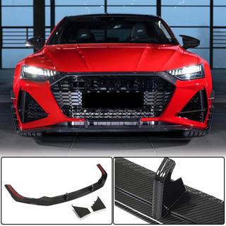 Lip spoiler na přední nárazník Lip V1 (pro RS7 2018-2022, suchý karbon) fotografie 1