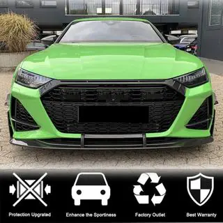 Lip spoiler na přední nárazník Lip V1 (pro RS7 2018-2022, suchý karbon) fotografie 3