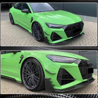 Lip spoiler na přední nárazník Lip V1 (pro RS7 2018-2022, suchý karbon) fotografie 4