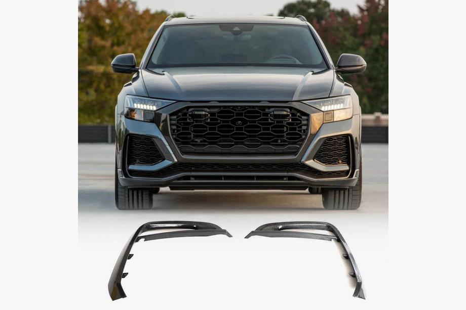 Audi Q8 2018– Kryty mlhových světel (karbon) Image