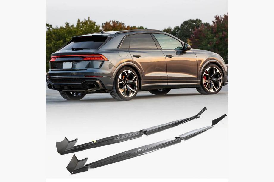 Audi Q8 2018– Boční prahy (karbon) Image