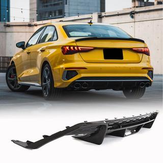 Difuzor zadního nárazníku V1 (pro S-Line Sedan 2020-2023, karbon) fotografie 1