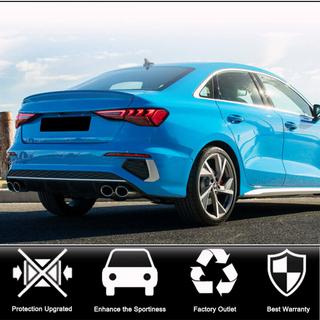 Difuzor zadního nárazníku V1 (pro S-Line Sedan 2020-2023, karbon) fotografie 2