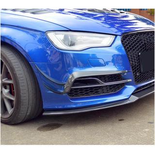 Karbonové lišty na přední nárazník (pro S-Line Sedan 2012-2016) Audi A3 2012–2020 fotografie 2
