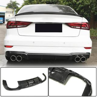 Difuzor zadního nárazníku V5 (pro S-Line Sedan 2017-2020, karbon) Audi A3 2012–2020 fotografie 1