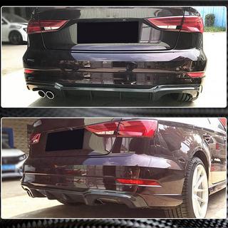 Difuzor zadního nárazníku V5 (pro S-Line Sedan 2017-2020, karbon) Audi A3 2012–2020 fotografie 3