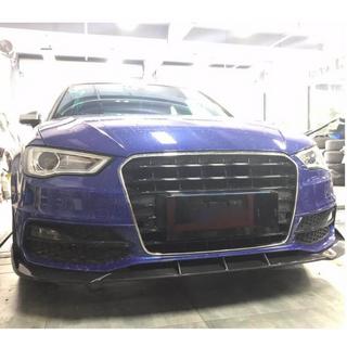 Lip spoiler na přední nárazník Lip V1 (pro S-Line 2012-2016 HB, karbon) Audi A3 2012–2020 fotografie 2