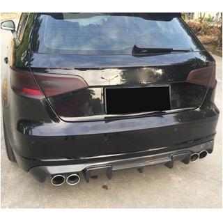 Difuzor zadního nárazníku V1 (pro S-Line HB 2012-2016, karbon) Audi A3 2012–2020 fotografie 2