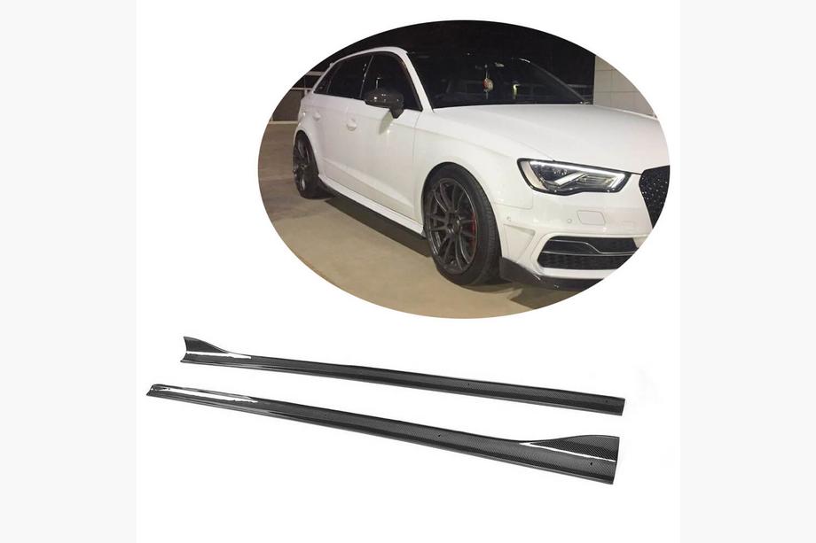Audi A3 2012–2020 Boční prahy (pro S-Line HB 2012-2016, karbonové) Image