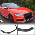 Audi A3 2012–2020 Lip spoiler předního nárazníku V3 (pro S-Line Sedan 2012-2016, karbon) fotografie 1