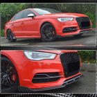 Audi A3 2012–2020 Lip spoiler předního nárazníku V3 (pro S-Line Sedan 2012-2016, karbon) fotografie 4