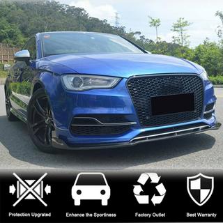 Lip spoiler předního nárazníku V3 (pro S-Line Sedan 2012-2016, karbon) Audi A3 2012–2020 fotografie 2