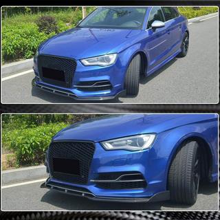 Lip spoiler předního nárazníku V3 (pro S-Line Sedan 2012-2016, karbon) Audi A3 2012–2020 fotografie 3