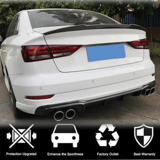 Difuzor zadního nárazníku V4 (pro S-Line Sedan 2017-2020, karbon) Audi A3 2012–2020 fotografie 2