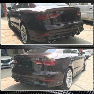 Difuzor zadního nárazníku V4 (pro S-Line Sedan 2017-2020, karbon) Audi A3 2012–2020 fotografie 4