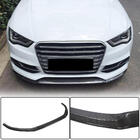 Audi A3 2012–2020 Lip spoiler na přední nárazník Lip V1 (pro S-Line Sedan 2012-2016, karbon) fotografie 1