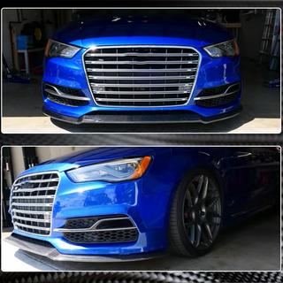 Lip spoiler na přední nárazník Lip V1 (pro S-Line Sedan 2012-2016, karbon) Audi A3 2012–2020 fotografie 4