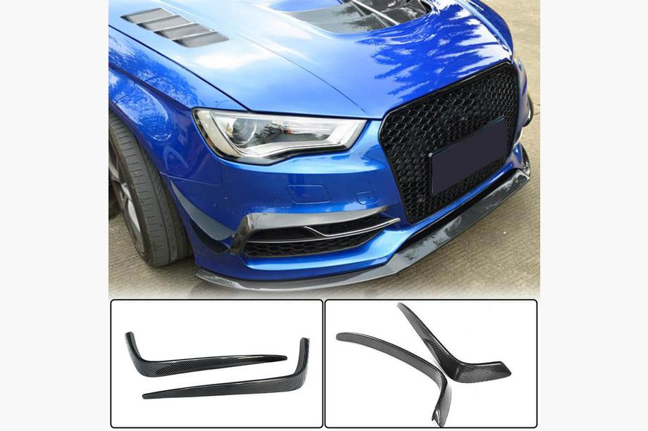 Audi A3 2012–2020 Kryty mlhovek (pro S-Line Sedan 2012-2016, karbon) Image