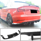 Audi A3 2012–2020 Difuzor zadního nárazníku V3 (pro S-Line Sedan 2012-2016, karbon) fotografie 1