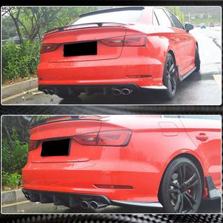 Difuzor zadního nárazníku V3 (pro S-Line Sedan 2012-2016, karbon) Audi A3 2012–2020 fotografie 3