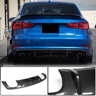 Difuzor zadního nárazníku V2 (pro S-Line Sedan 2012-2016, karbon) Audi A3 2012–2020 fotografie 2