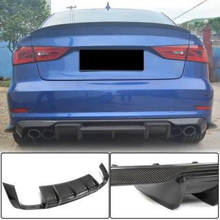 Difuzor zadního nárazníku V1 (pro S-Line Sedan 2012-2016, karbon) Audi A3 2012–2020 fotografie 1